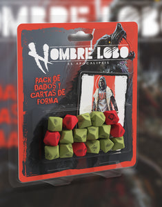 Juego de Dados y Cartas de Forma - Hombre Lobo El Apocalipsis 5.ª Edición 5E