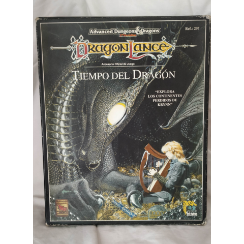 Caja Advanced Dungeons & Dragons 2ª versión. Dragonlance. Tiempo del Dragón (Ediciones Zinco)