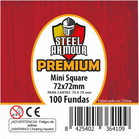 Fundas Steel Armour Mini Square Premium (100)