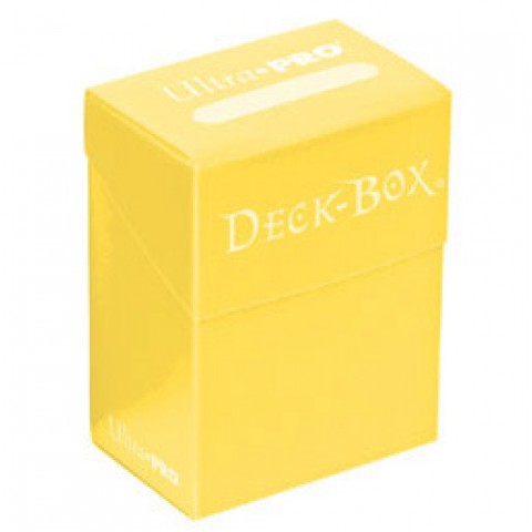 Deck Box Ultra Pro Solid Amarillo