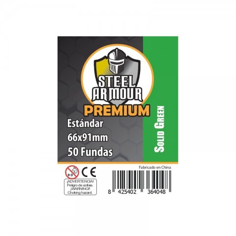 Fundas Steel Armour Estándar PREMIUM Solid Green (50)