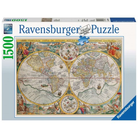 Puzzle Mapamundi Histórico (1500 pz)