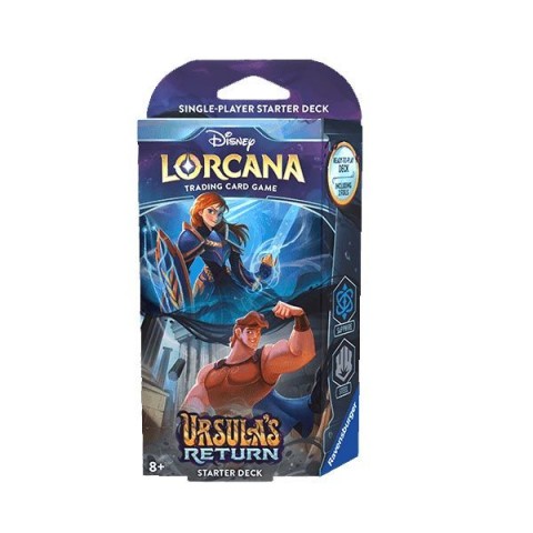 Disney Lorcana Sapphire & Steel Starter Deck – Lorcana: Ursula’s Return [Preventa]