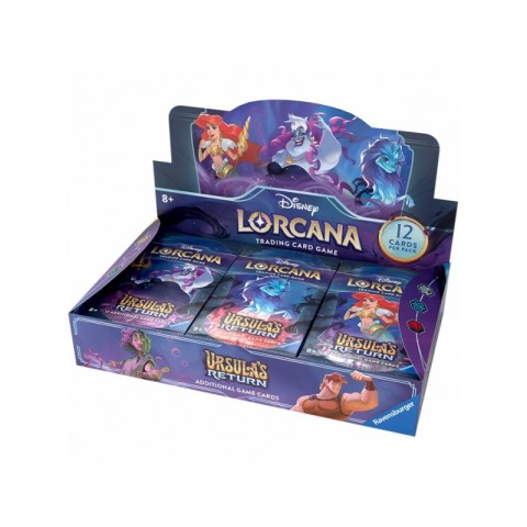 Disney Lorcana Ursula's Return Card Booster -Caja de Sobres de ampliación 24 unidades [Preventa]