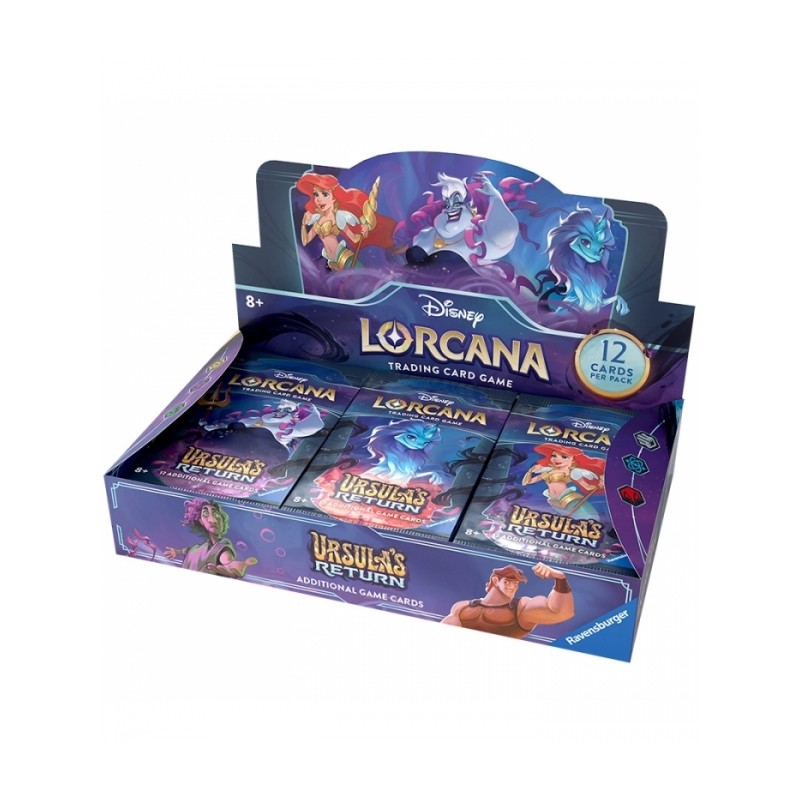Disney Lorcana Ursula's Return Card Booster -Caja de Sobres de ampliación 24 unidades [Preventa]