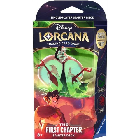 Disney Lorcana The First Chapter Starter Deck Ruby & Emerald