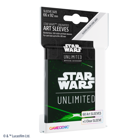 SW: Unlimited Art Sleeves Card Back Green [Preventa]